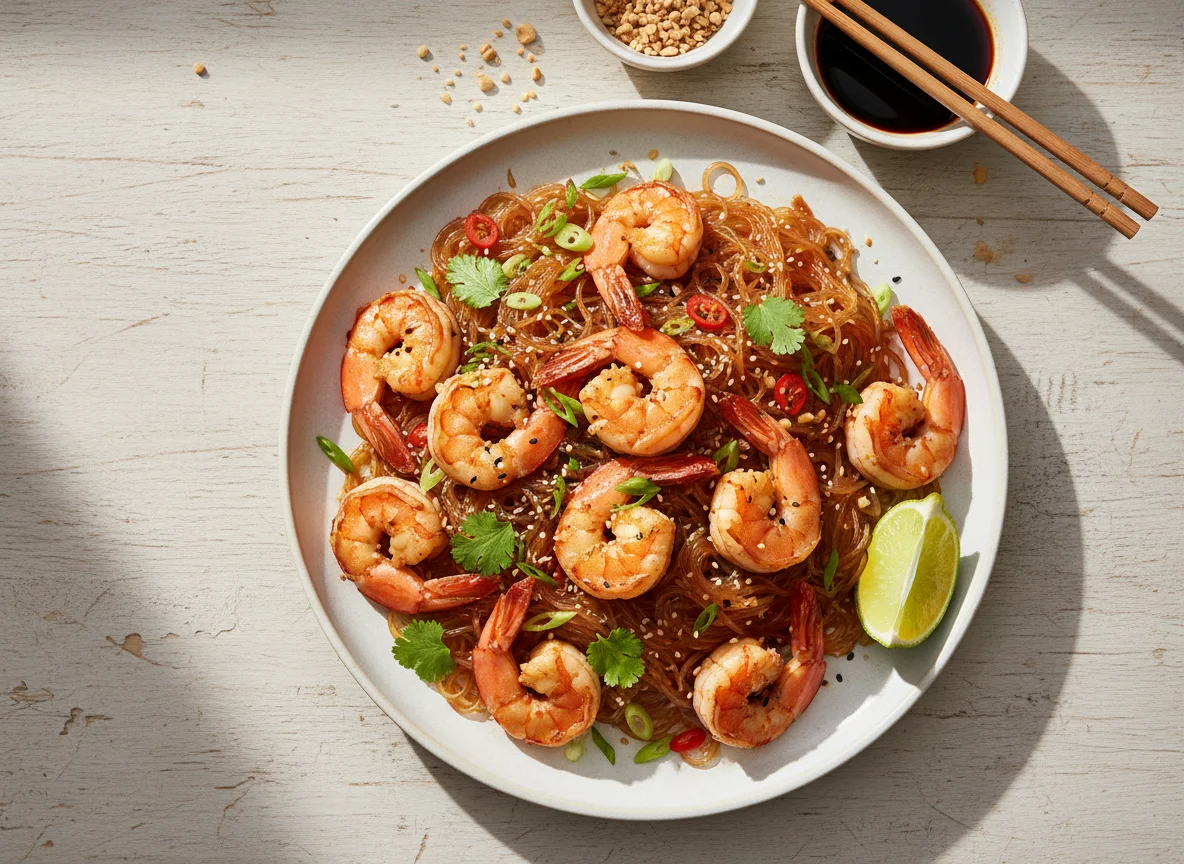Prawns with Glass Noodles photo