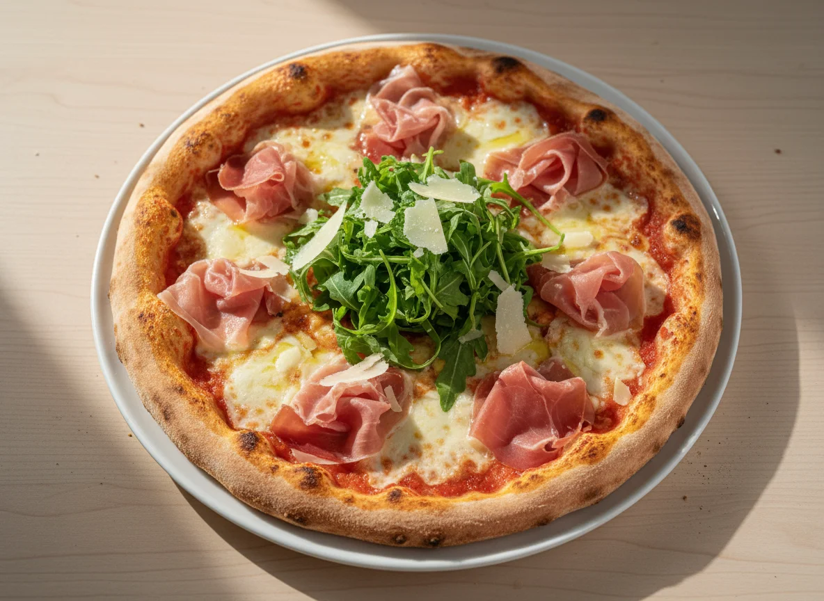 Prosciutto and Rocket Pizza photo