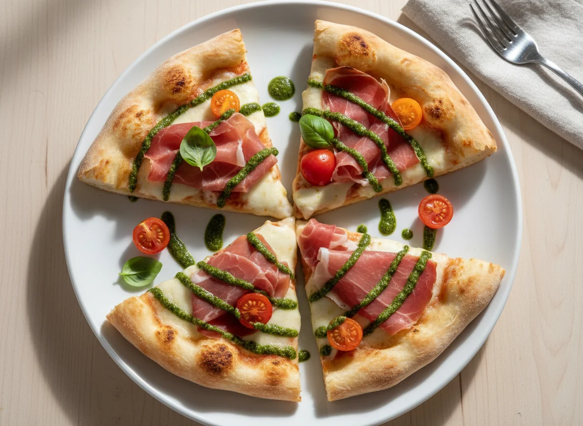 Prosciutto Pizza Slices photo