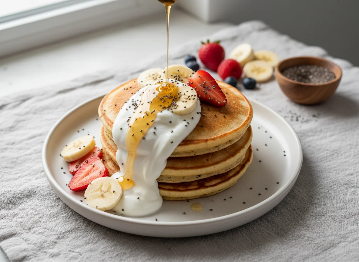 Protein pancakes photo
