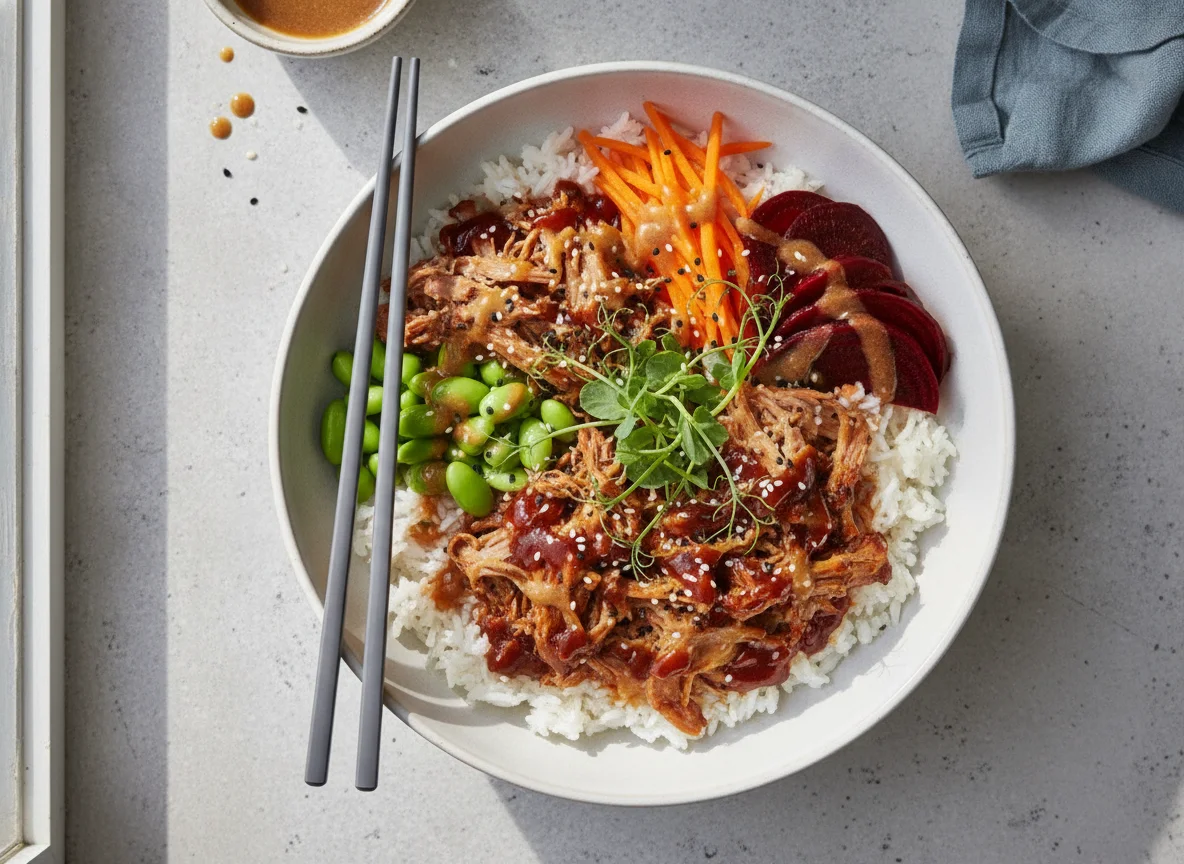 Pulled Pork Poke Bowl photo