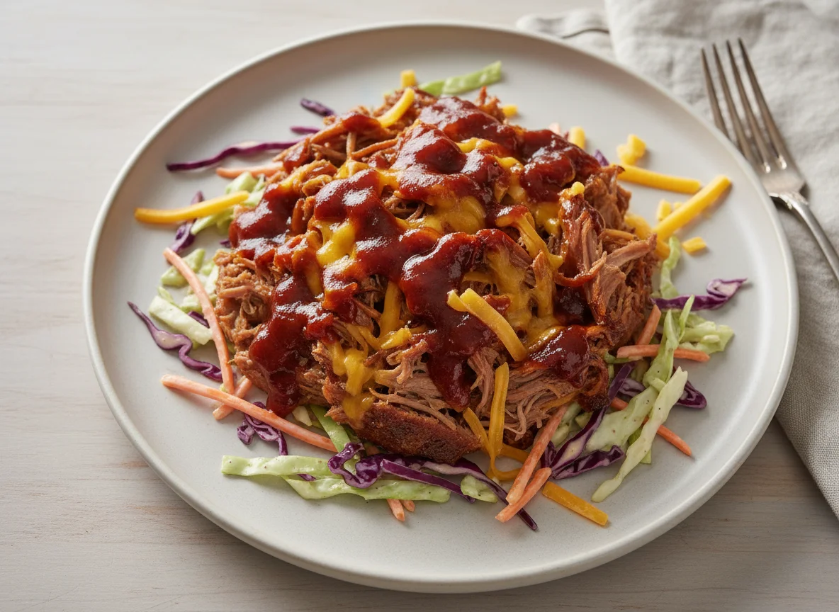 Pulled Pork with Coleslaw Remnants photo