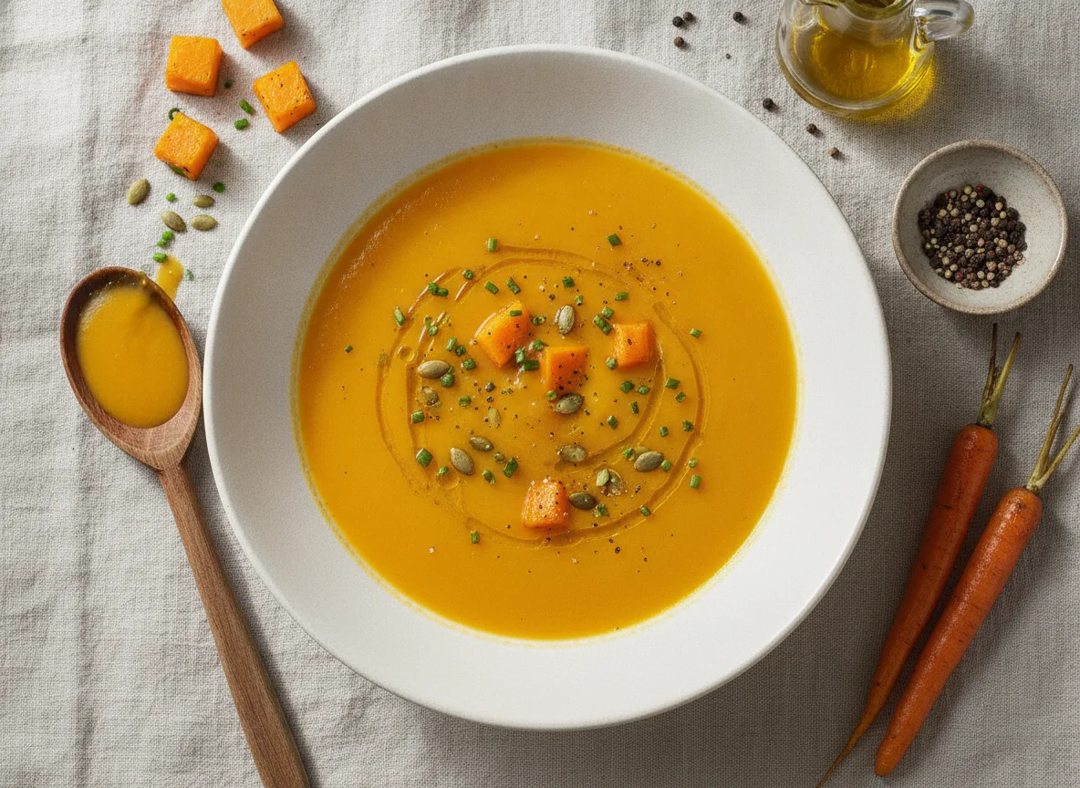 Pumpkin and Carrot Soup photo