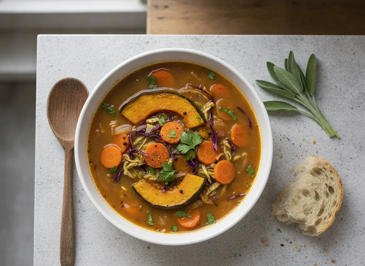 Pumpkin and Vegetable Soup photo