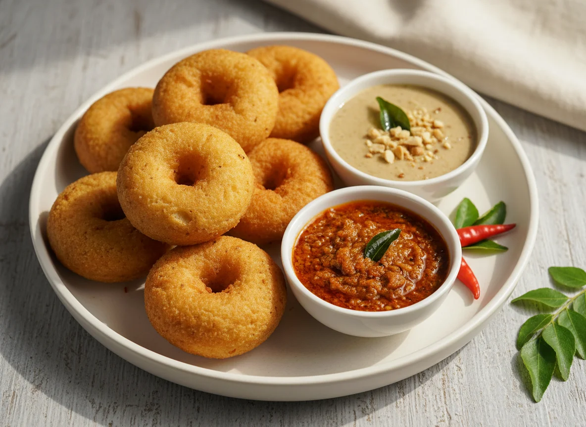Punugulu with palli chutney photo