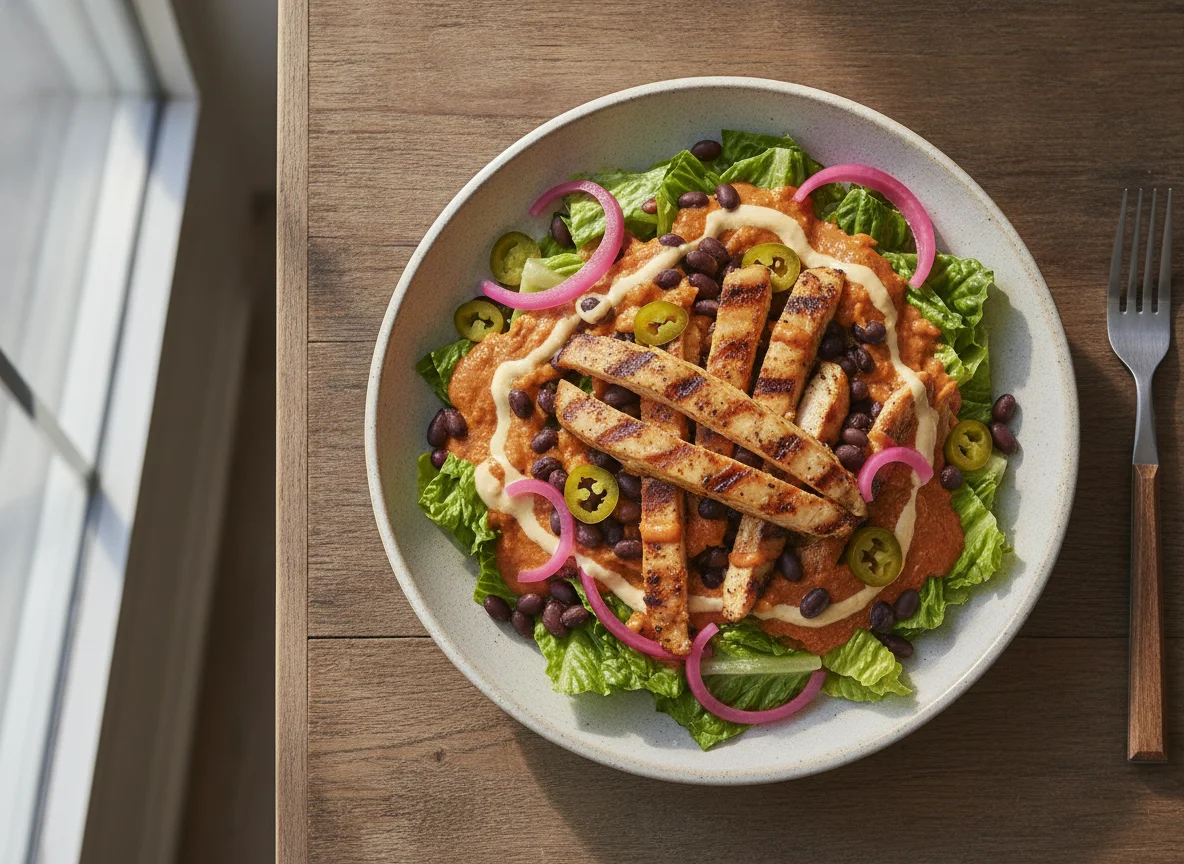 Qdoba Chicken Salad Bowl photo