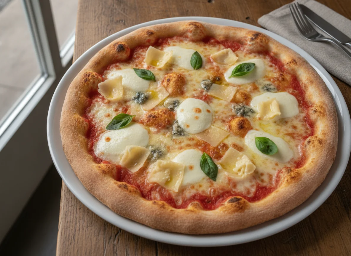 Quattro Formaggi Pizza photo