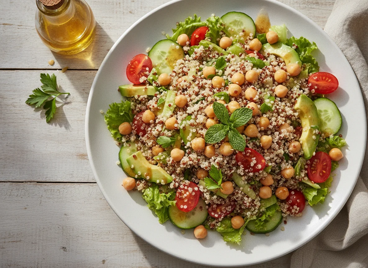 Quinoa and Chickpea Salad photo