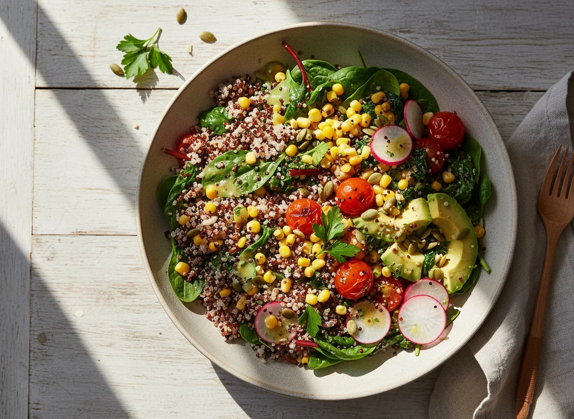 Quinoa and Vegetable Bowl photo