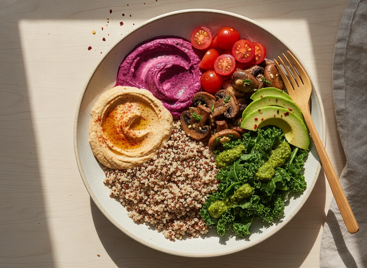 Quinoa and Vegetable Buddha Bowl photo
