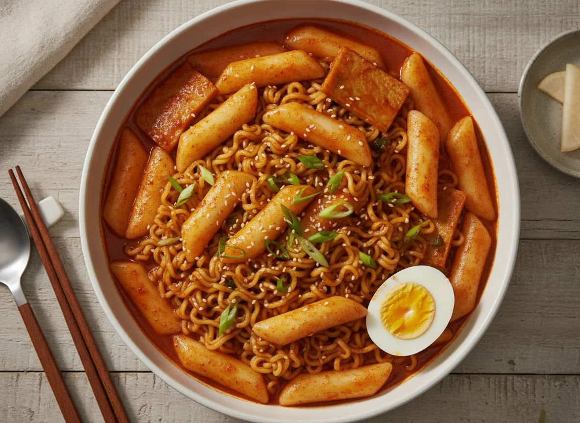 Rabokki (Ramen and Tteokbokki) photo