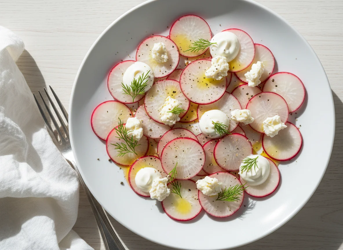 Radish and Cheese Salad photo
