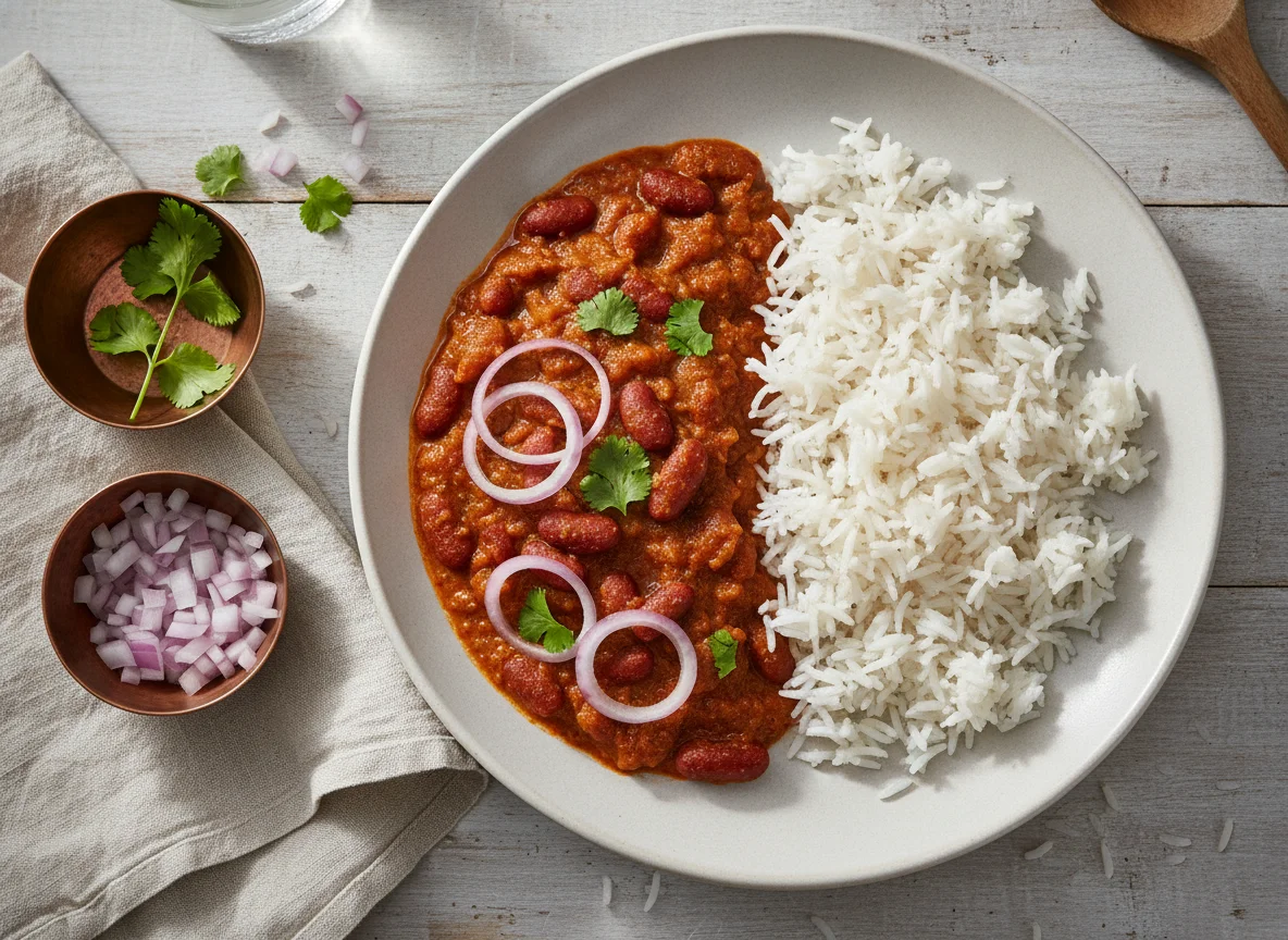 Rajma Masala with Basmati Rice photo
