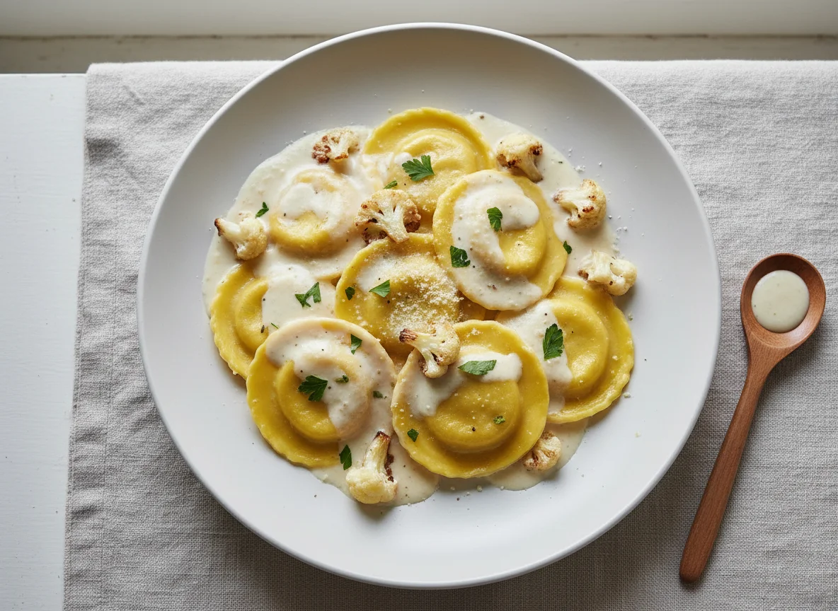 Ravioli with Cauliflower photo