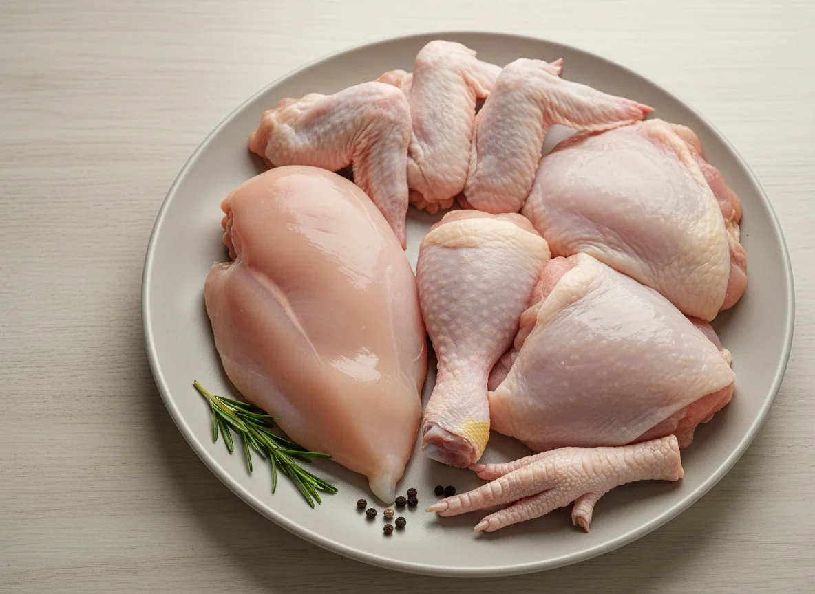 Raw Chicken Cuts photo