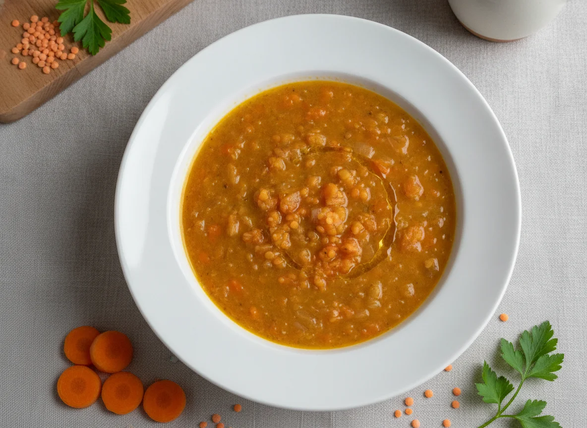 Red Lentil and Vegetable Soup photo
