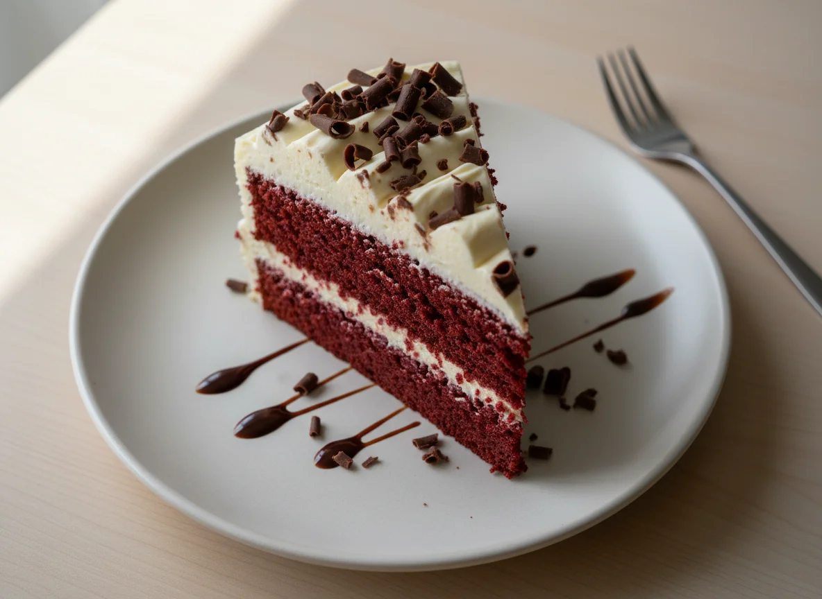 Red Velvet Cake Slice photo