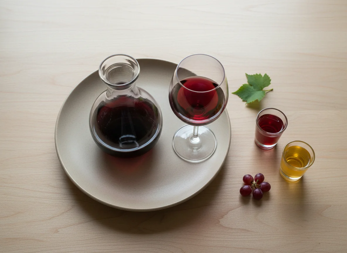 Red Wine and Shots photo