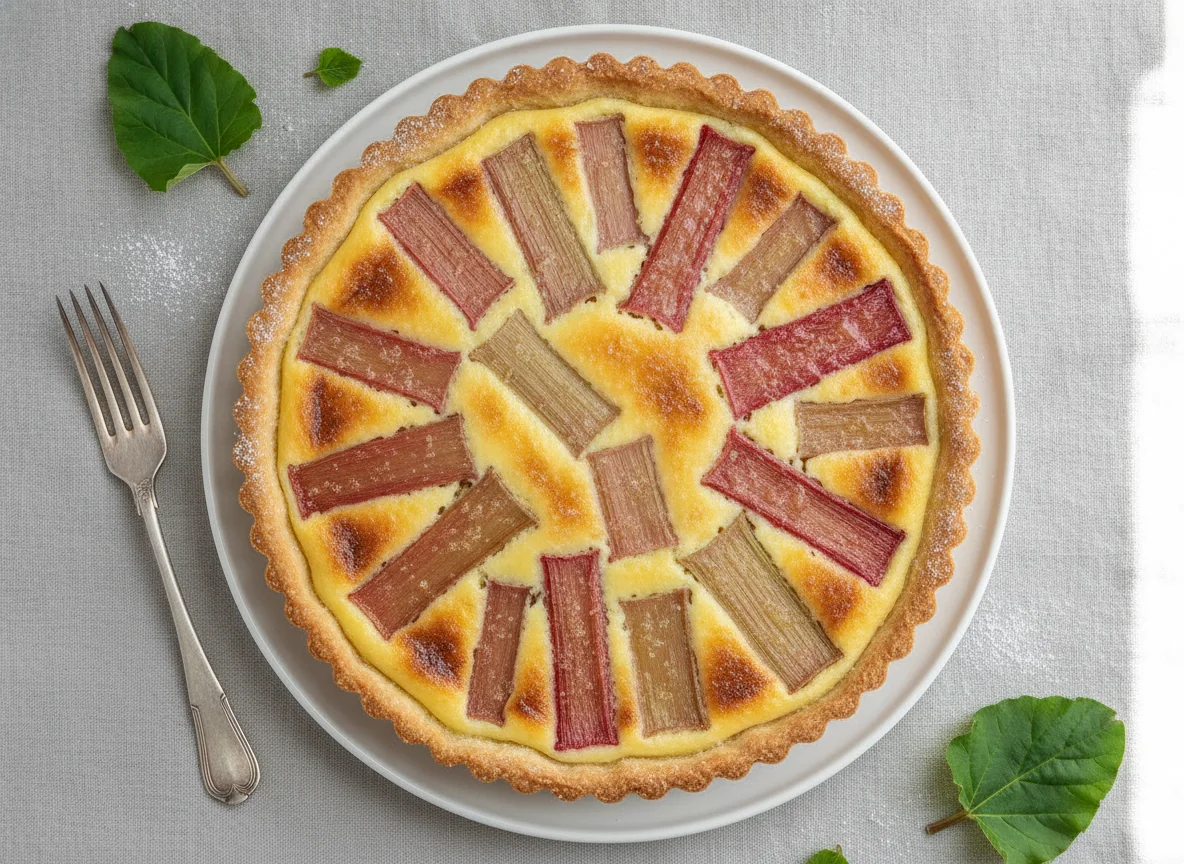 Rhubarb Tart photo