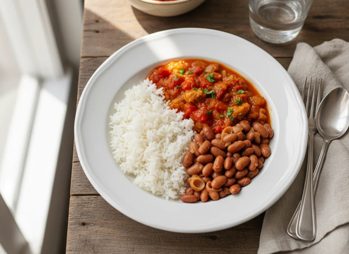 Rice, Beans, and Stew photo
