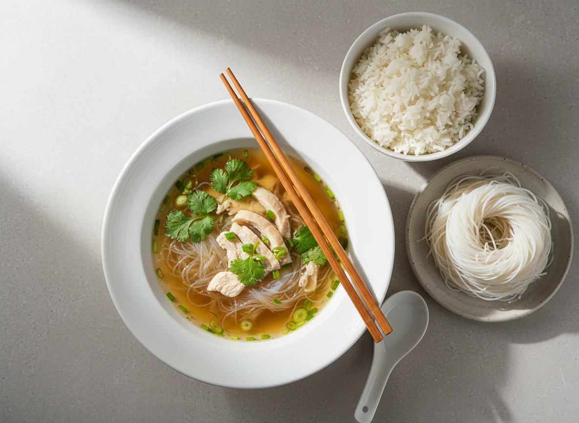 Rice, Noodles, and Soup photo