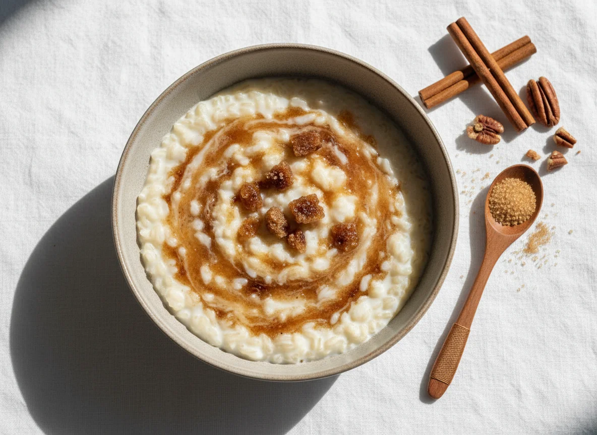 Rice Pudding with Brown Sugar photo