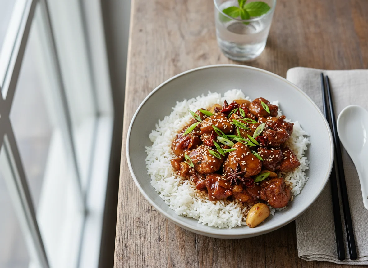 Rice with Braised Meat photo