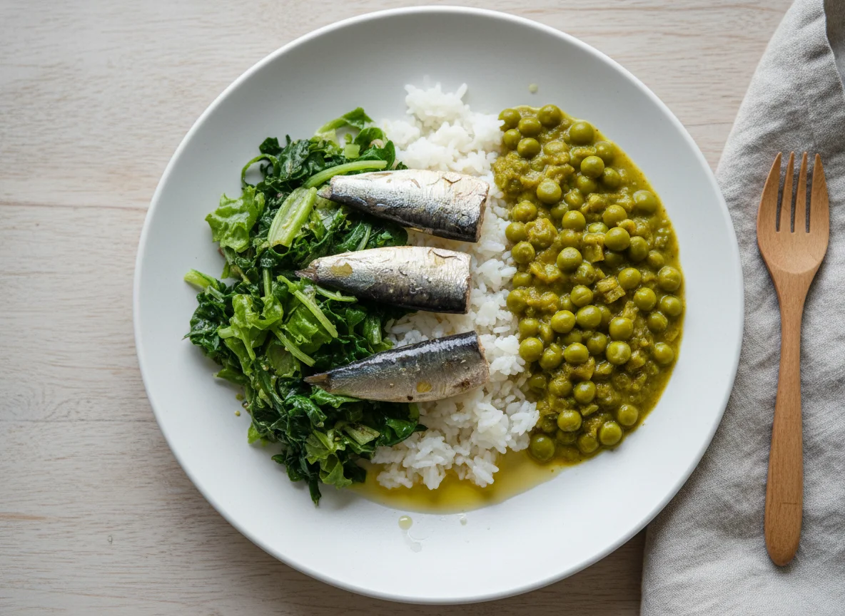 Rice with Curry and Fish photo