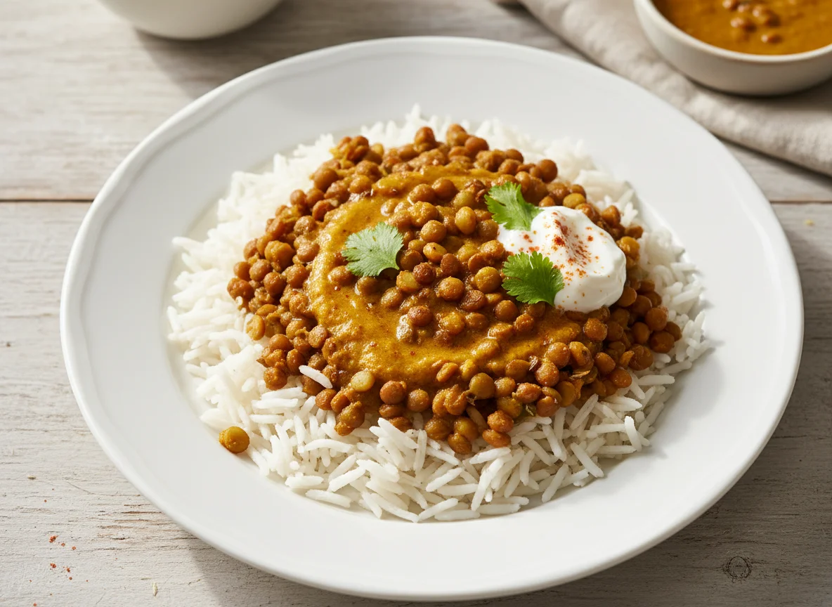 Rice with Lentils photo