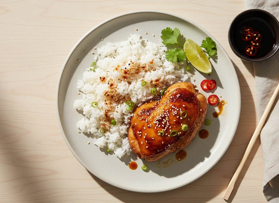 Rice with Roasted Chicken photo