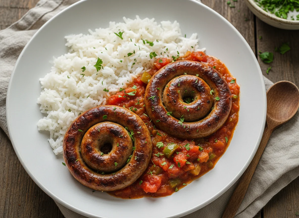 Rice with Sausage Stew photo