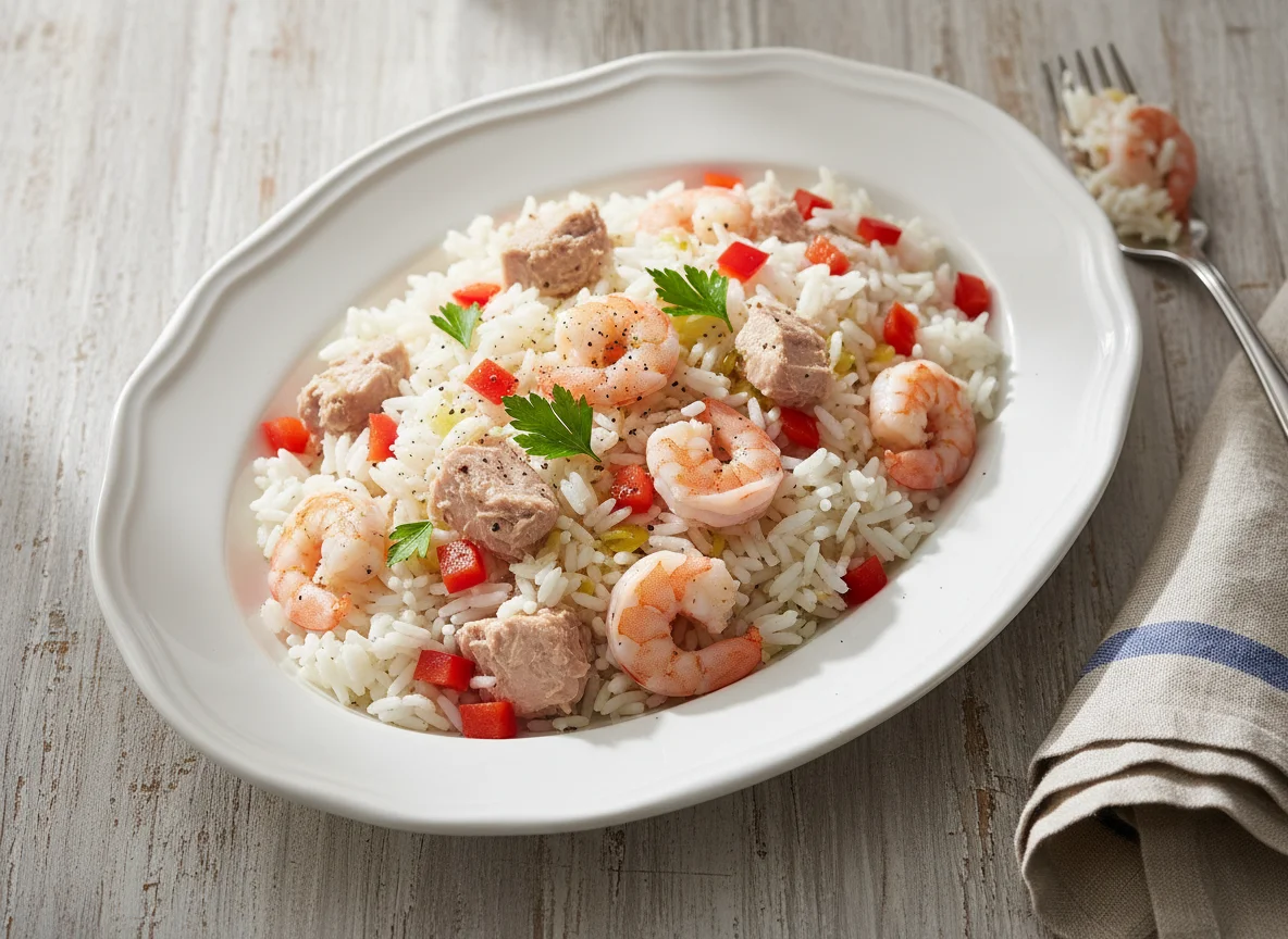 Rice with Tuna and Shrimp photo
