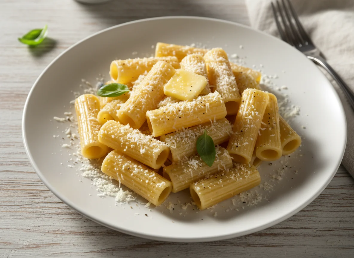 Rigatoni with Grated Cheese photo