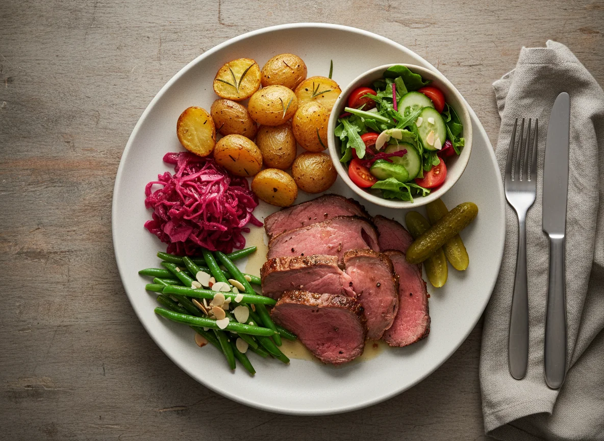 Roast Beef Dinner with Sides photo