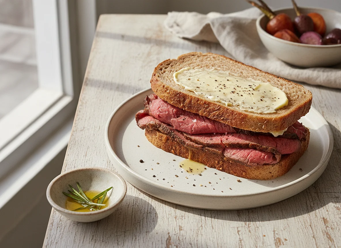 Roast beef sandwich photo