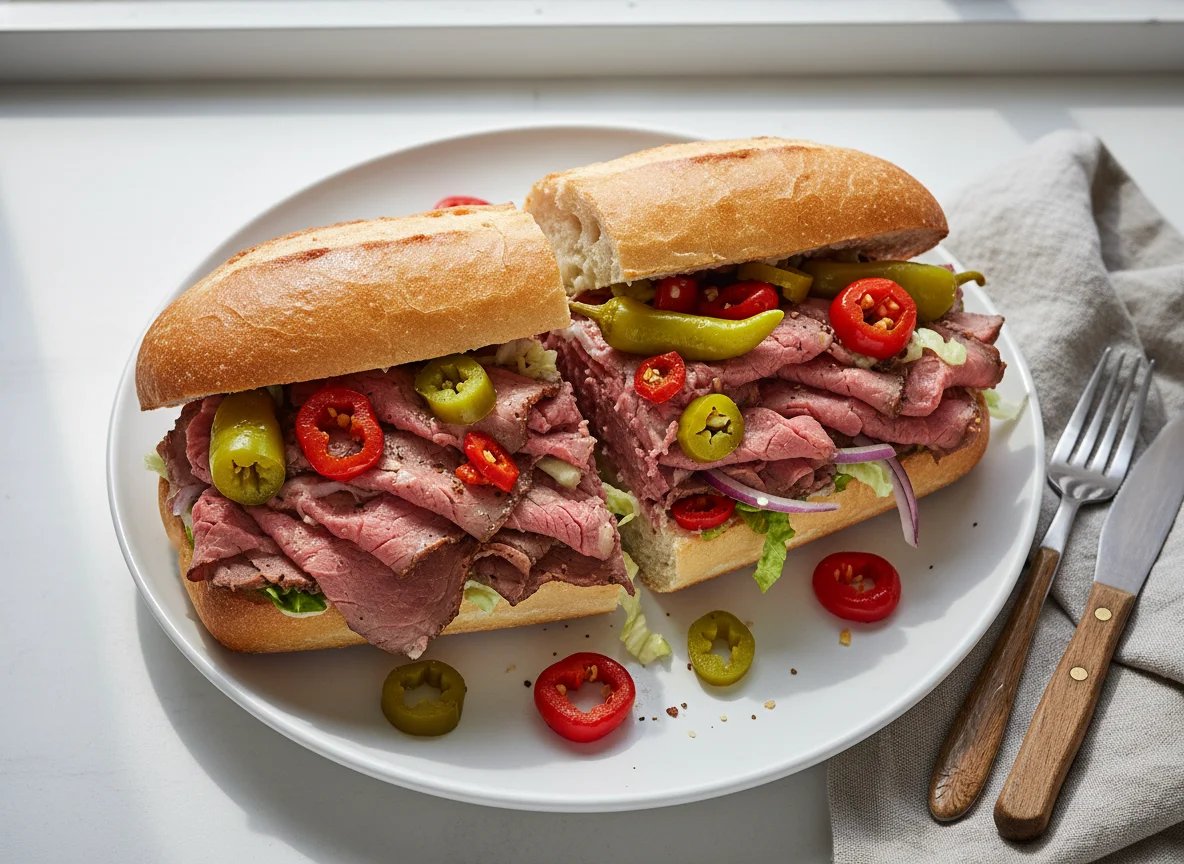 Roast Beef Sub Sandwich photo