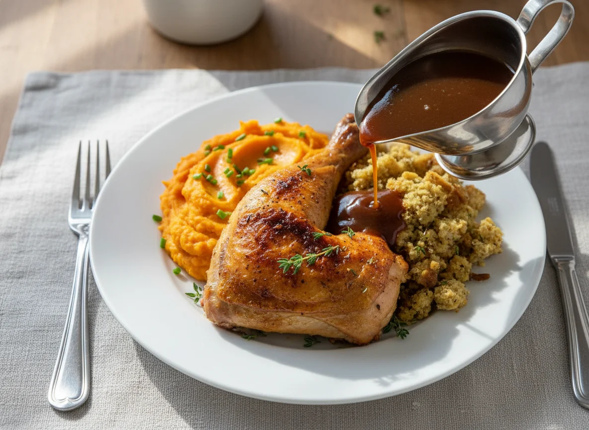 Roast Chicken Dinner with Sides photo