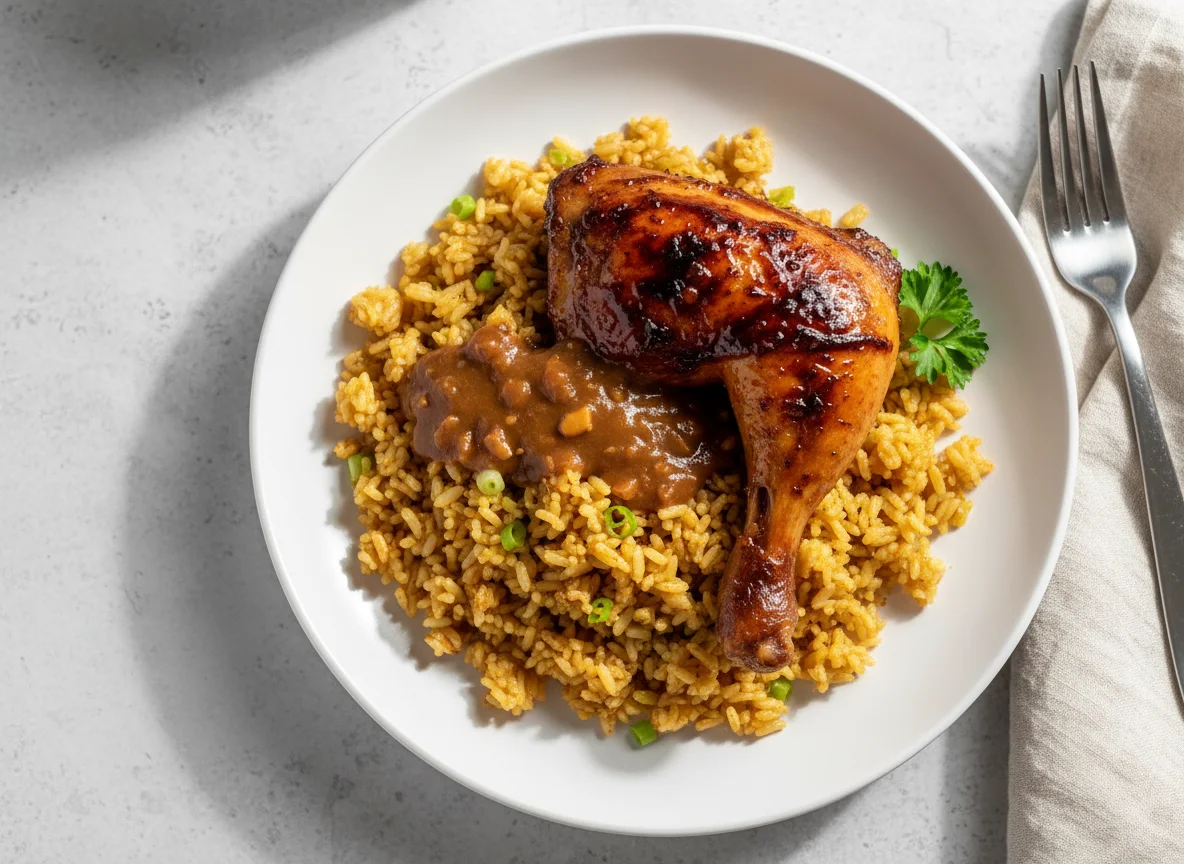 Roast Chicken with Java Rice photo