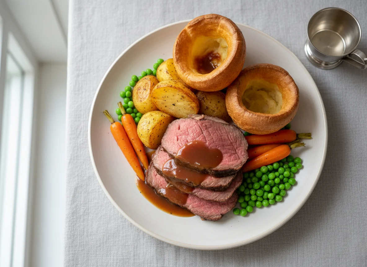 Roast Dinner with Beef photo