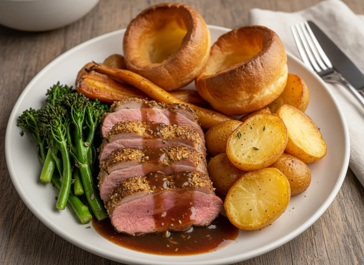 Roast Dinner with Lamb photo