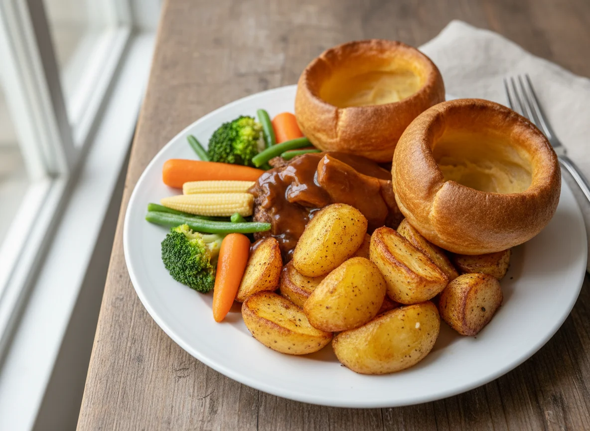 Roast Dinner with Vegetables photo
