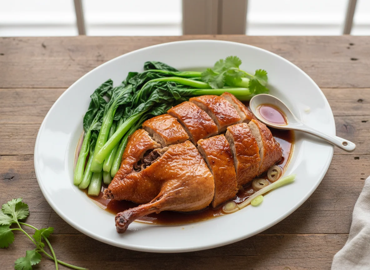 Roast Duck with Vegetables photo