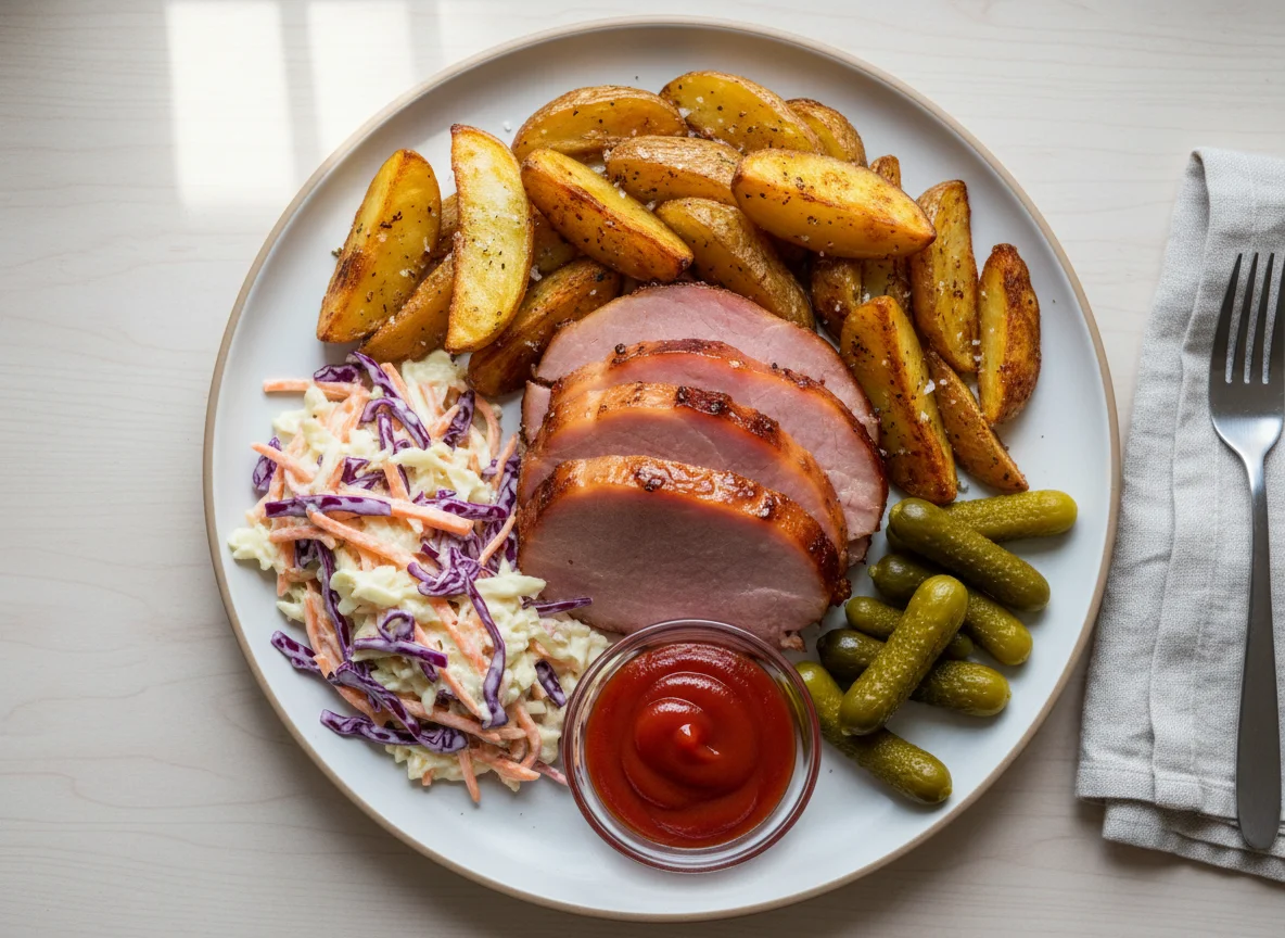 Roast Ham Dinner with Sides photo