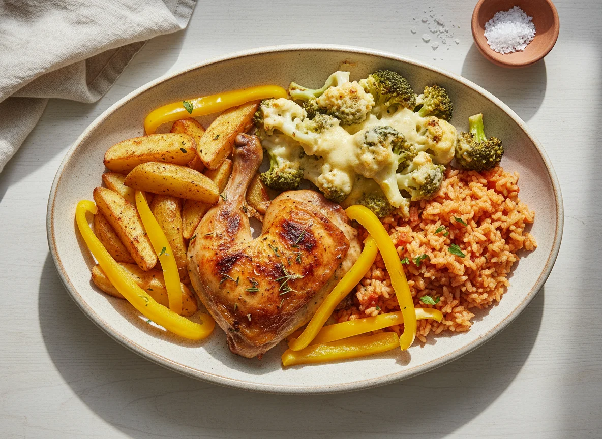 Roasted Chicken and Sides Meal photo