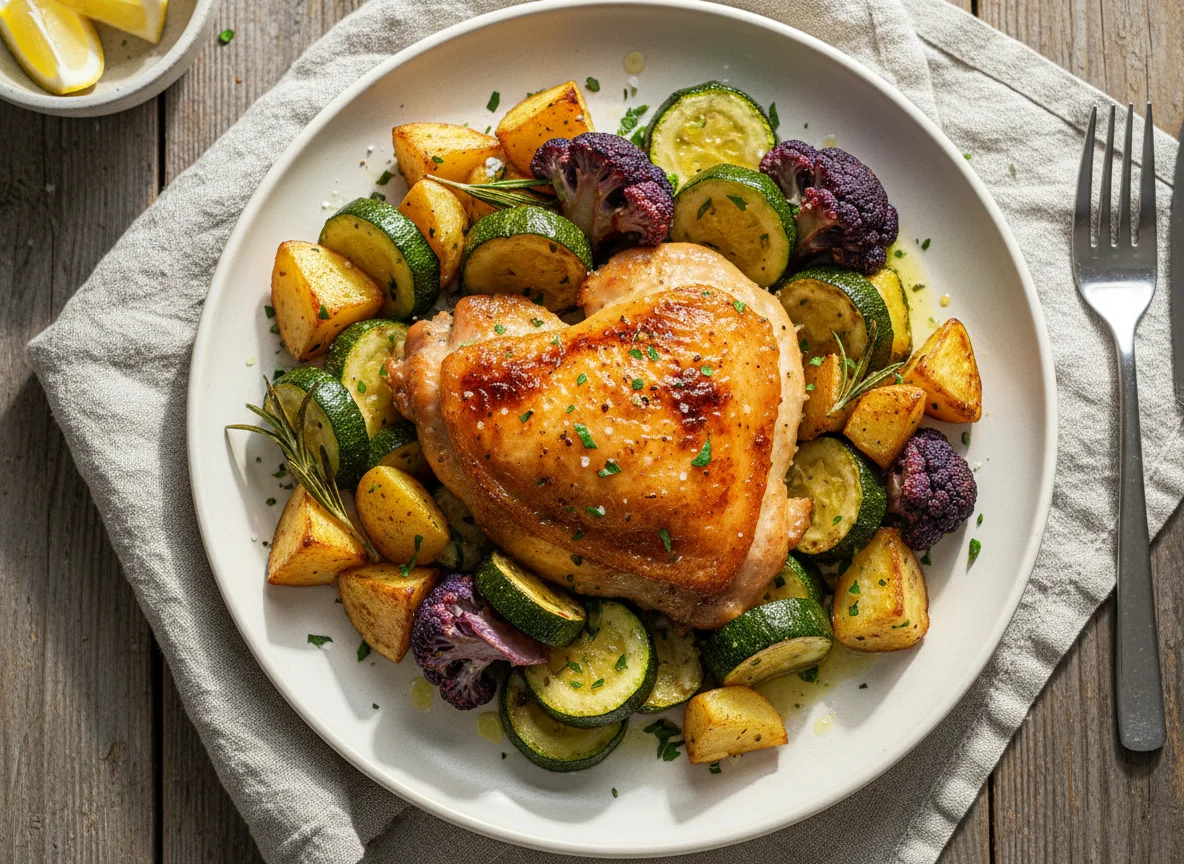 Roasted Chicken and Vegetables photo