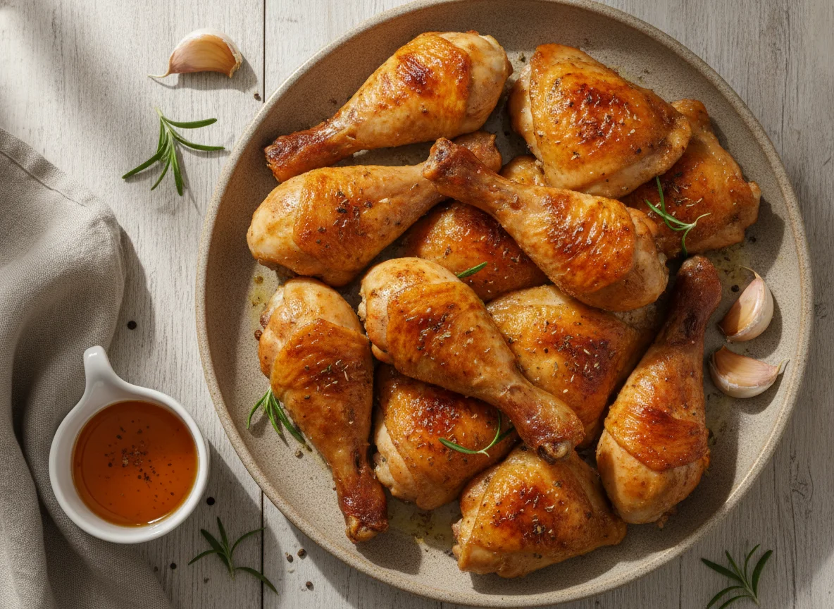 Roasted Chicken Drumsticks and Thighs photo