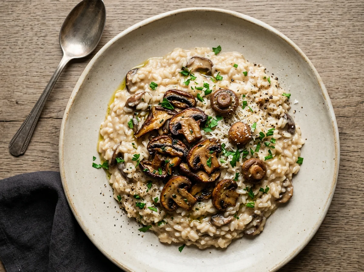Roasted Mushroom Risotto photo