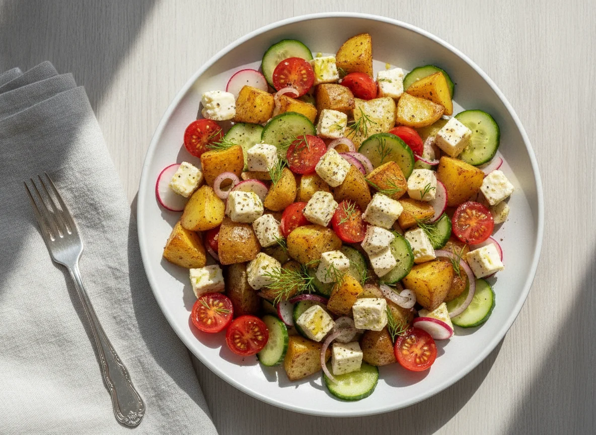 Roasted Potato and Feta Salad photo