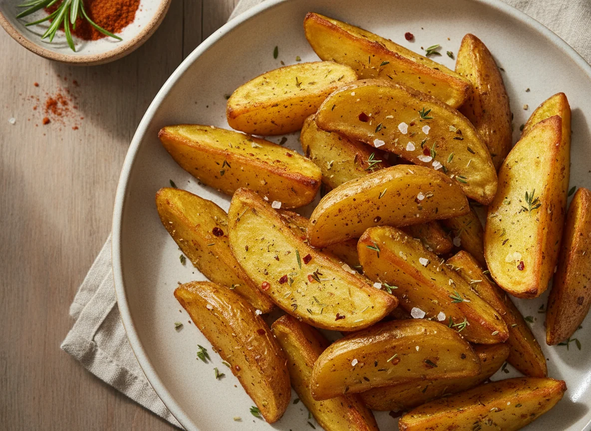 Roasted Potato Wedges with Herbs photo