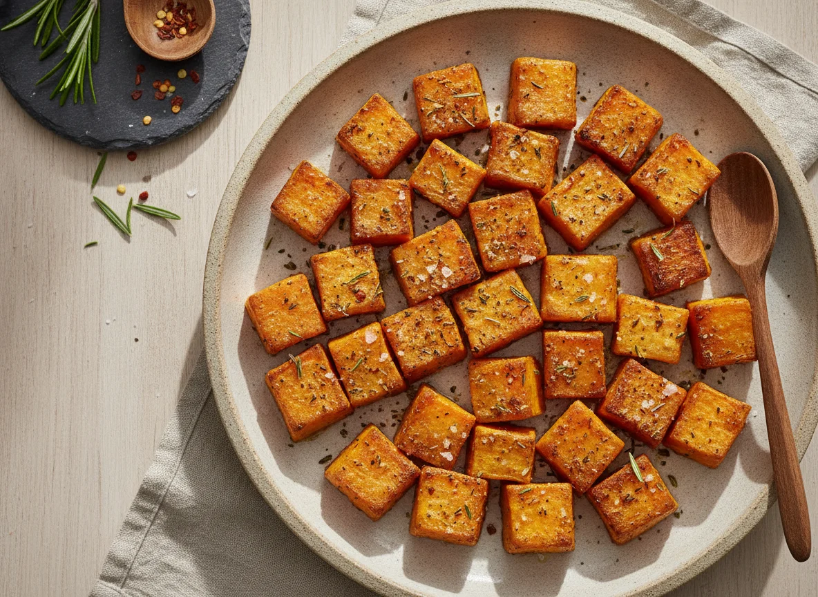 Roasted Sweet Potato Cubes photo